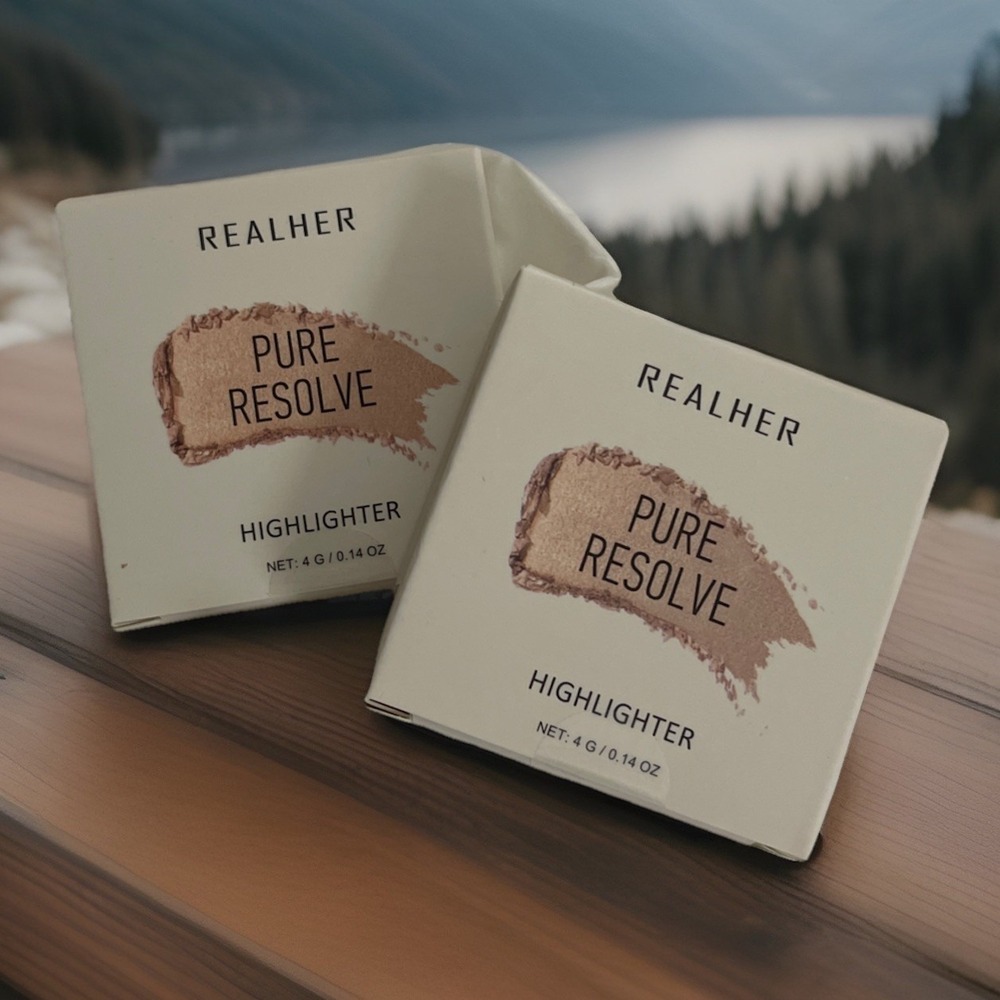 Lot‎ Of 2 New Sealed RealHer Pure Resolve Highlighter 4g / 0.14 oz TF CCF PF GF